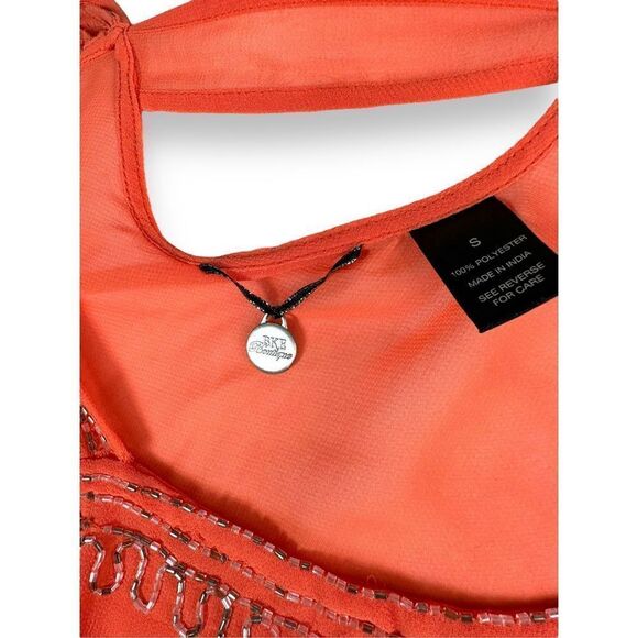 BKE boutique Glass Beaded Boho Sheer Tank - Picture 4 of 4
